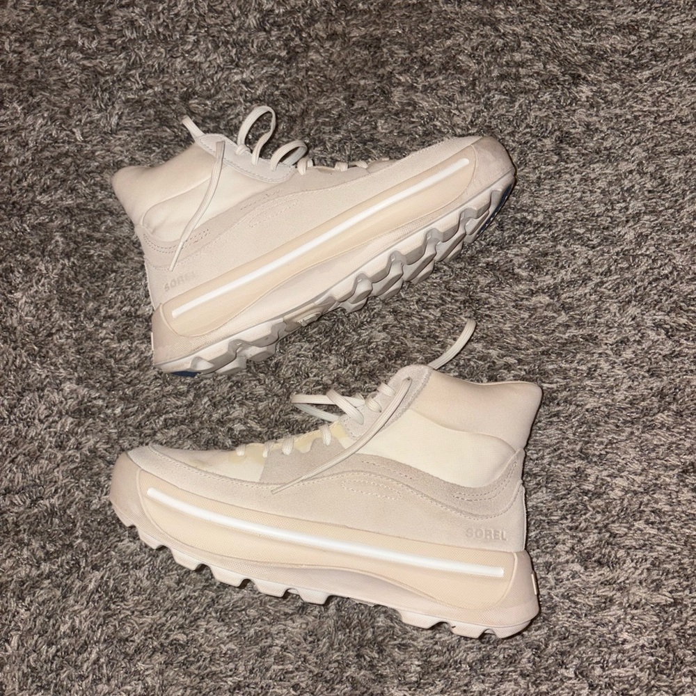 Sorel Hiking Cream High-Top Sneakers